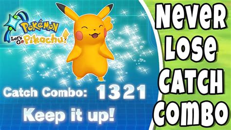 catch combo pokémon let's go